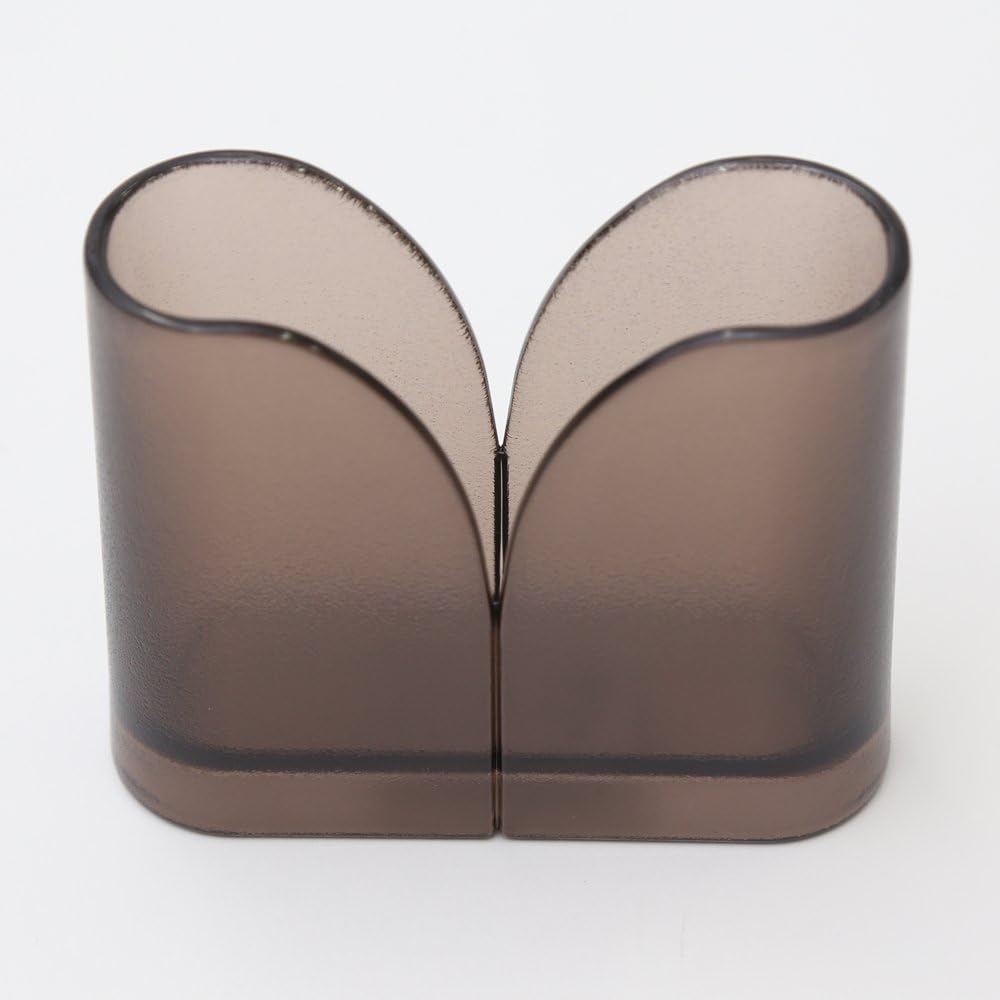 Hist Paper Napkin Holder Napkin Stand Commercial Use 3 Colors Plastic Napkin Stand Tabletop‗SJ-6001 (Brown 10 pieces)
