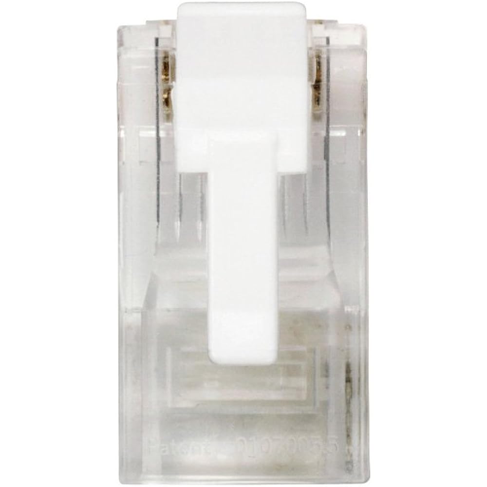 BUFFALO Unbreakable RJ45 LAN connector Category 5e compatible 100 pieces ETPCRJ45ET100
