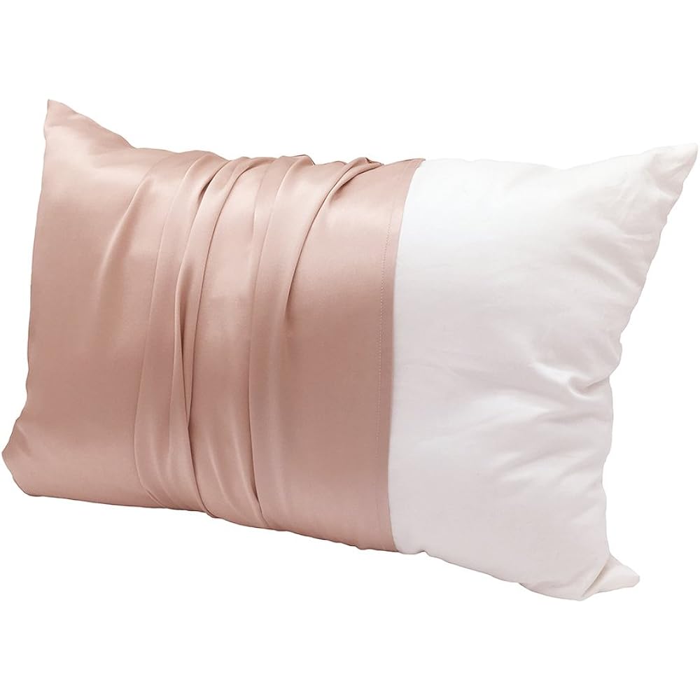 Silk Pillow Cover Double-Sided Silk Pillow Cover 43 63 Pillow Cover | 22 Momme Envelope Type Pillow Case | Pink 2 Pieces