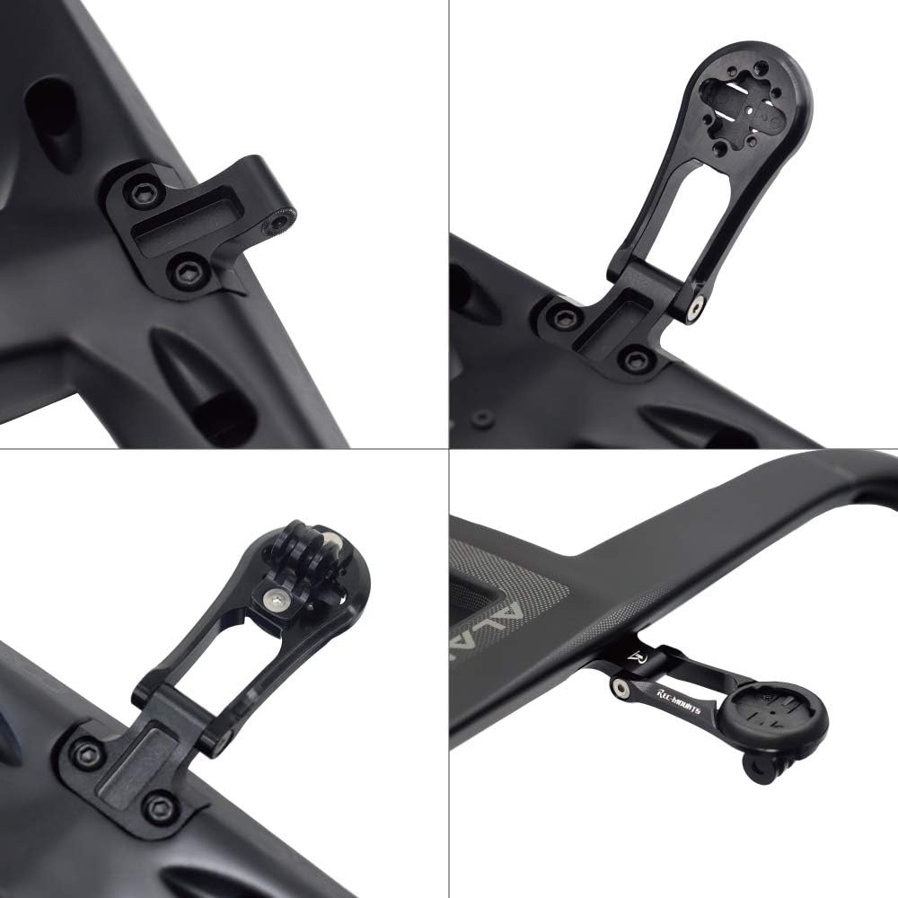 REC-MOUNTS Deda (ALANERA DCR integrated handlebar) dedicated type α combo mount (model compatible with 10 brands) [DEDAα+GP] Garmin, Cateye, Pioneer, Rezine, Wahoo, Brighton, Giant, Xplore Compatible with Ba, Sigma, Polar, GoPro HERO