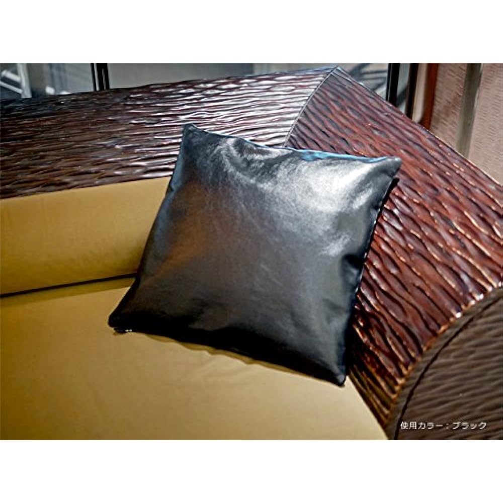 Ebina bag 491BLACK [leather-cushion-cover] Genuine leather cushion cover (black) Stay at home Telework