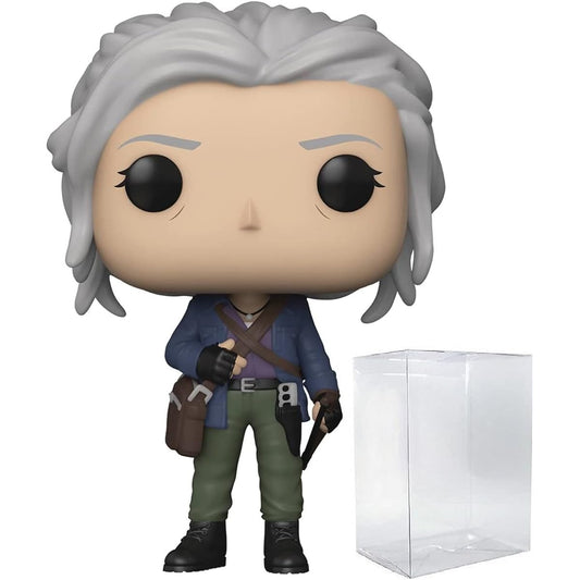 POP The Walking Dead Carol Peleche with Bow and Arrow Funko Vinyl Figure (Includes Compatible Box Protector Case), Multicolor, 3.75"
