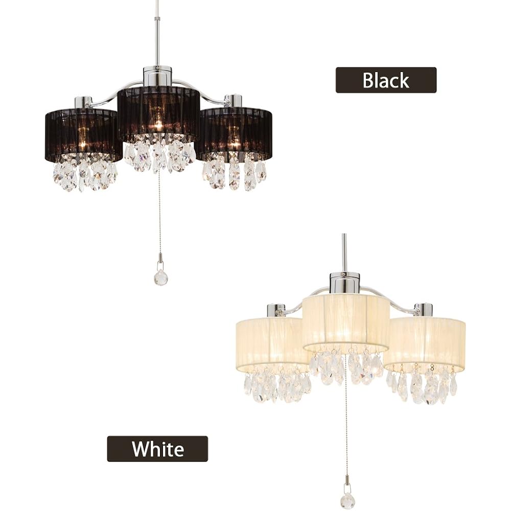 INTERFORM INC. Pendant Light Dorée3 - BK Black Applicable tatami size: 4.5 tatami ~ 6 tatami LT-8221BK