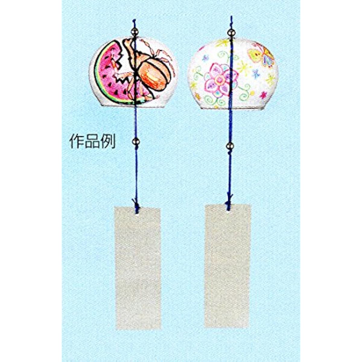 Large glass wind chimes for drawing (10 pieces) / Coloring, drawing, wind chimes, for kids and adults, easy 7349