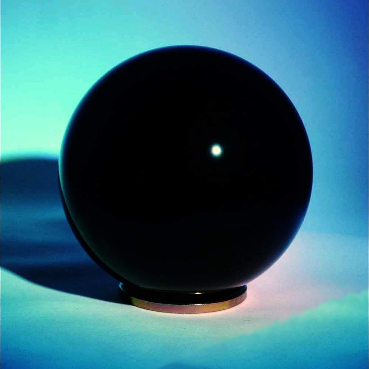 Solid Black Acrylic Balls for Contact Juggling 3.15" - 80mm Perfect for Magic Tricks and Beginners Professional Use