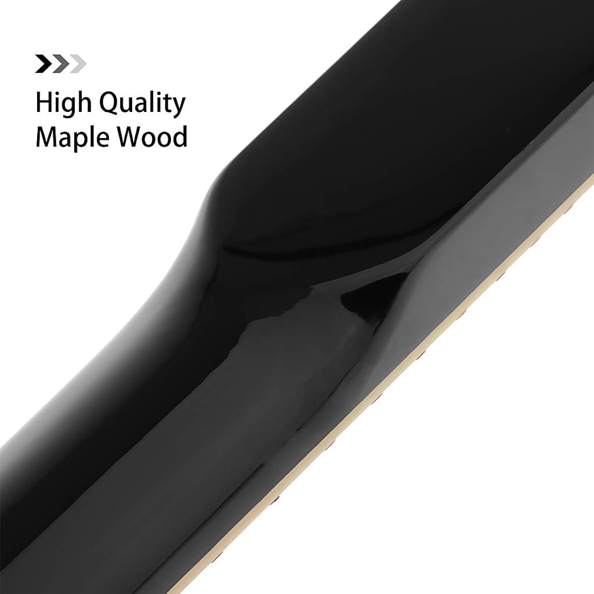 Electric Guitar Neck DIY Gibson LP Guitar Parts Replacement 22 Fret Maple Neck Rosewood Fretboard White Trapezoid Dot Inlay Black Gloss 1