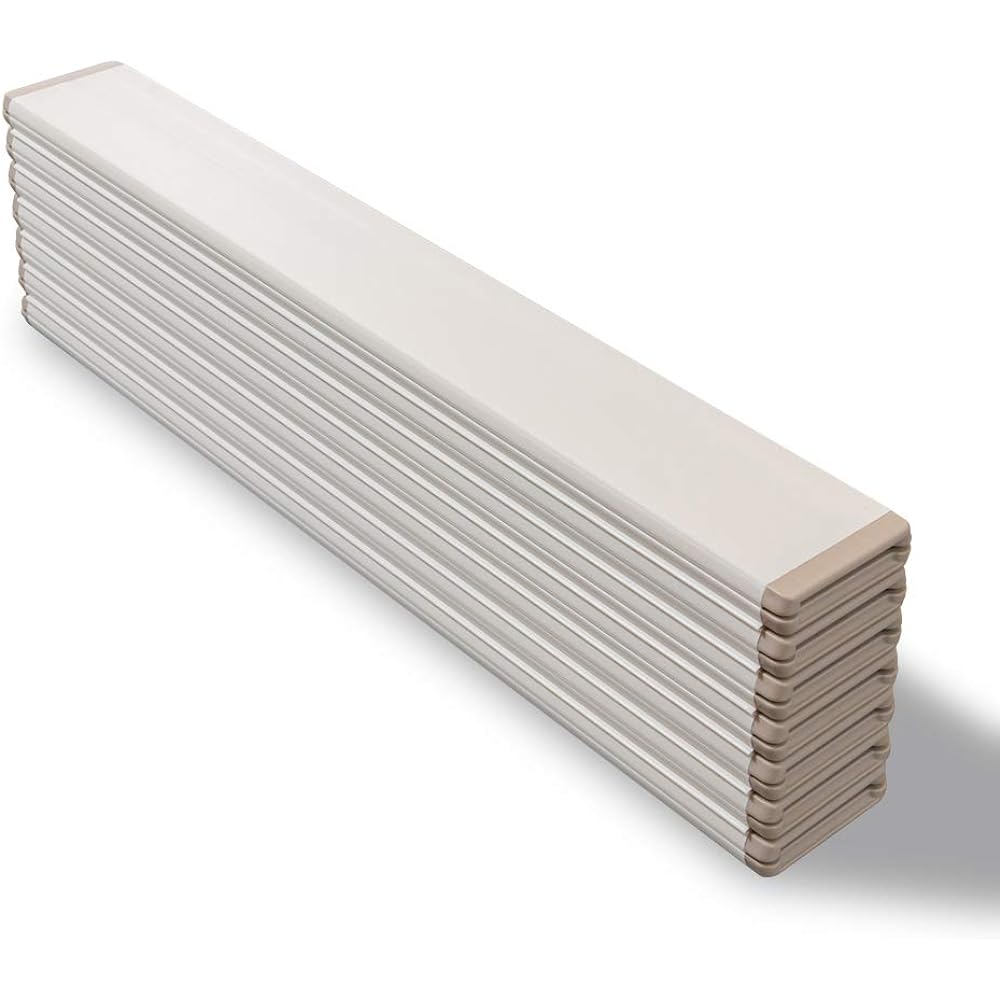 Topre Folding Bath Lid Luxness 80 x 139cm Ivory W14