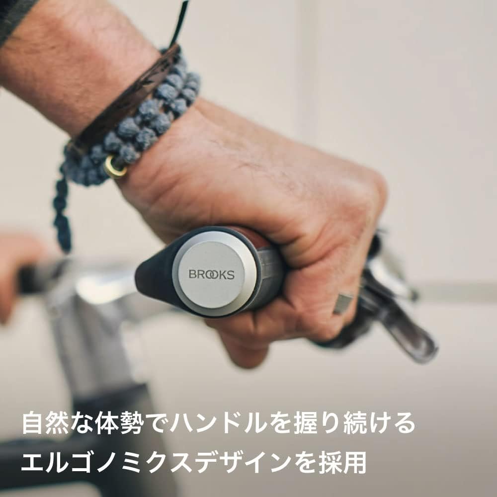 Brooks [Genuine Japanese Product] Brooks Bicycle Grip ERGONOMIC LEATHER GRIP Ergonomic Leather