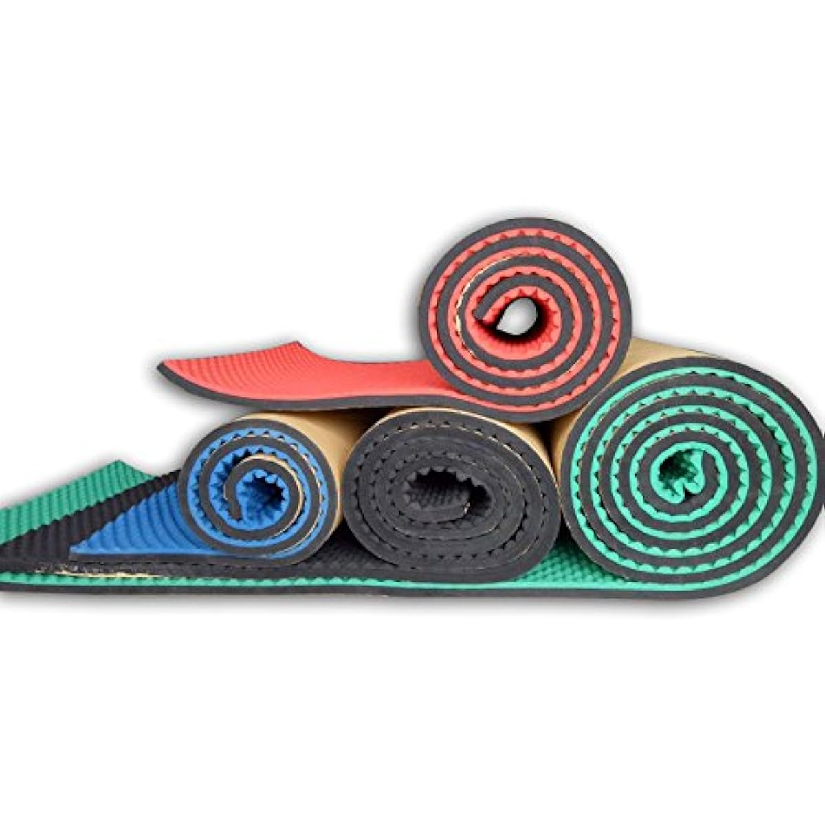 fing Wall, Sound Absorbing Material [5m roll corrugated, 50mm thick, red] Sound absorbing sponge mat, fireproof, perfect for drums, children's room soundproofing, large area of sound absorption, adhesive tape on the back, so it's easy to cut and paste.