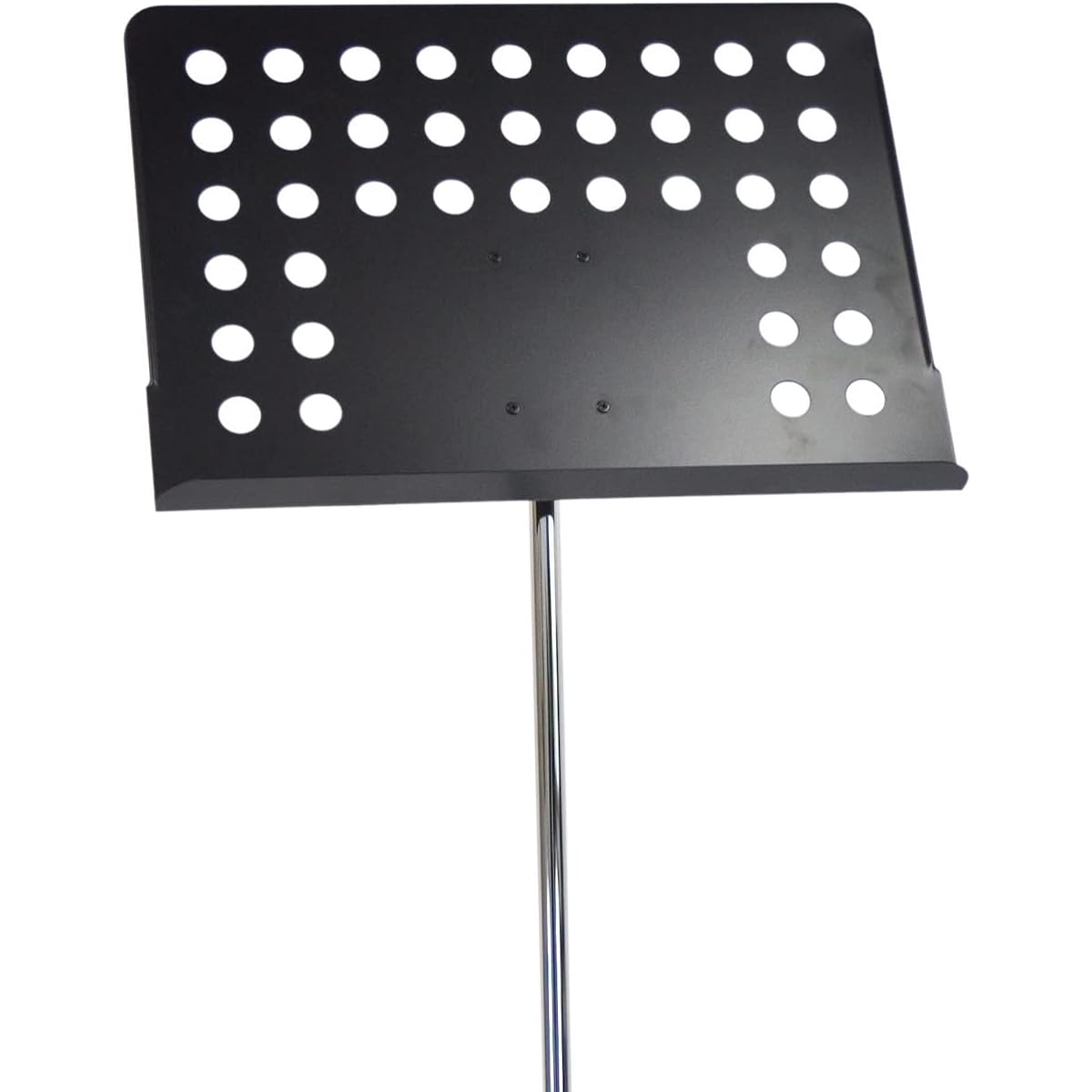 Cosmo M・S Techno Fixed Leg Music Stand (With Holes/Single) Black Steel F60CHS