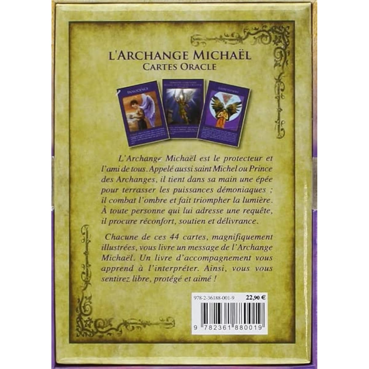 Archangel Michael Oracle Cards French Edition Authentic Unopened Gold Rimmed Japanese Translation Support Manual Included Doreen Virtue