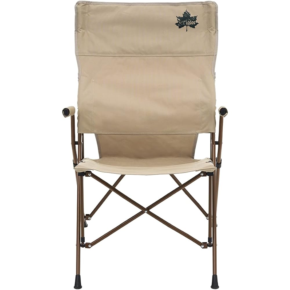 LOGOS Tradcanvas Work Back Chair 73173168 Beige Outdoor Folding Camping Chair Load Capacity 150kg
