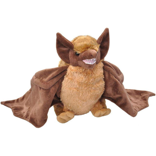 (30cm ) - Wild Republic Brown Bat Plush, Stuffed Animal, Plush Toy, Gifts for Kids, Cuddlekins 30cm