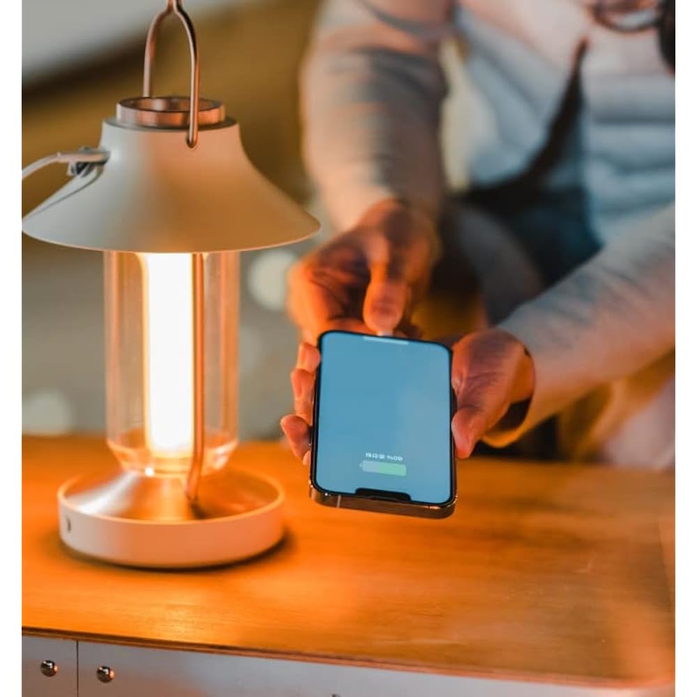 [Japan Limited Edition] LUMENA CLASSIC Camping Outdoor Lantern Interior Use Disaster Prevention LUMENA CLASSIC White [Japanese Genuine Product] Oil Lantern Style Multifunctional 9,600mAh Battery Function Antique Lantern LED Type Hanging Stand [Specia