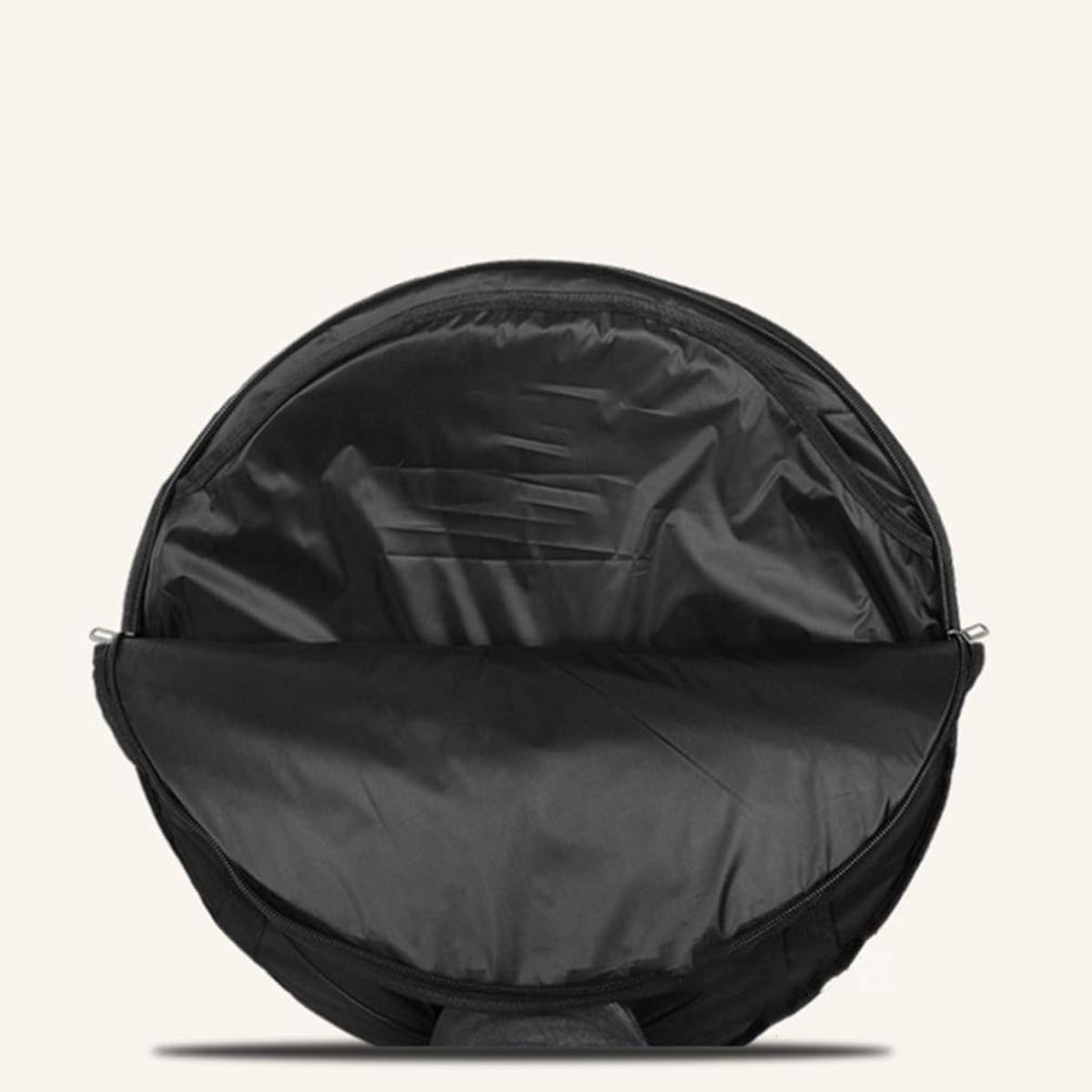 Vaguelly 20 Inch Cymbal Gig Bag with Handle Double Layer Round Cymbal Storage Case Waterproof