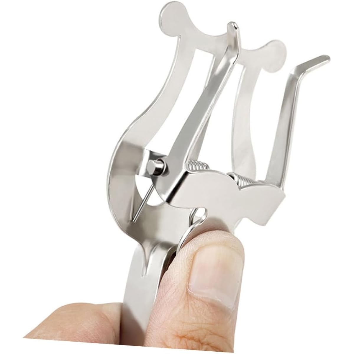 FAVOMOTO Sheet Trumpet Sheet Music Holder, Piano Score Stand Clip, Sheet Music Holder Clip-on Music Stand Binder Folder Metal File Holder Trumpet Accessories Musical Instrument Accessories Mute 1pc