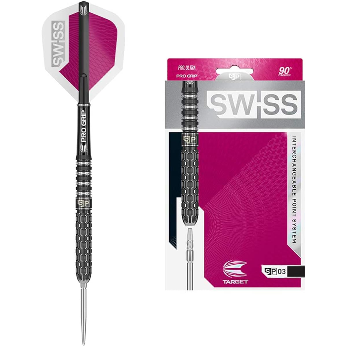 Swiss Point Darts SP03 21G 90% Tungsten Swiss Point Darts Set