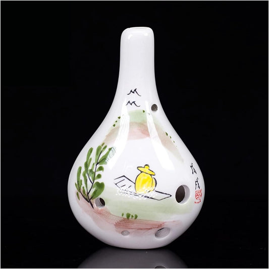 6-hole Ocarina Alto C Key Beginner Ocarina AC Upright 6-hole Student Ocarina Musical Instrument Ocarina Instrument (January 8th)