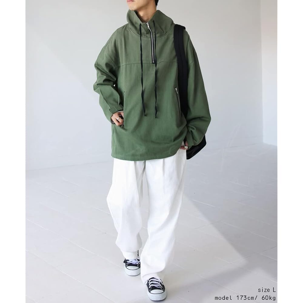[antiqua] [Antica] Pullover Jacket Men's Outerwear Long Sleeve Parka ZY-M0018