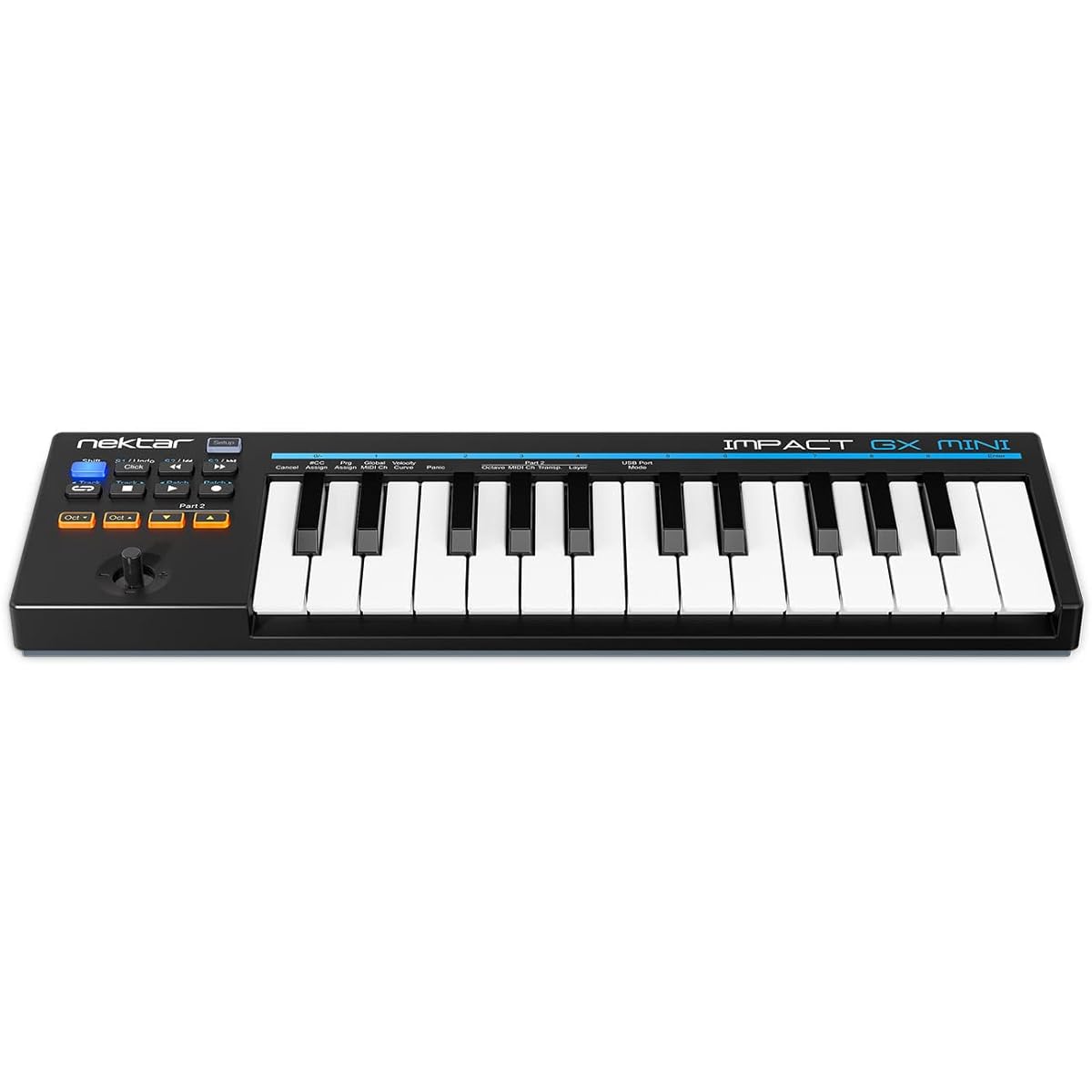 Nektar Technology Impact GX Mini MIDI Controller Keyboard Transport Button DAW Integration [Domestic Genuine Product] Black