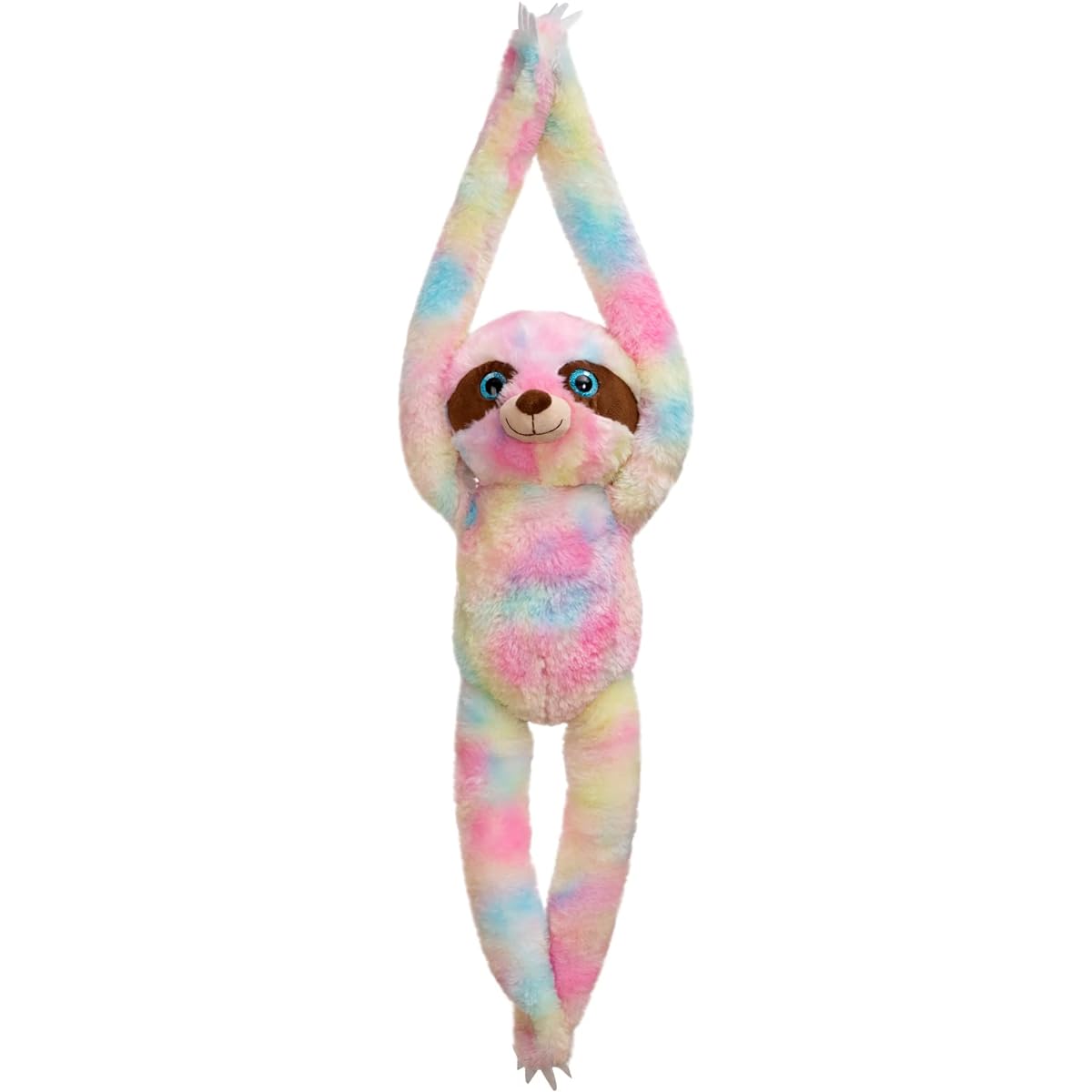WENMOTDY Hanging Sloth Plush Toy Cute Stuffed Animal for Children Grandchild Multicolor 35 Inches