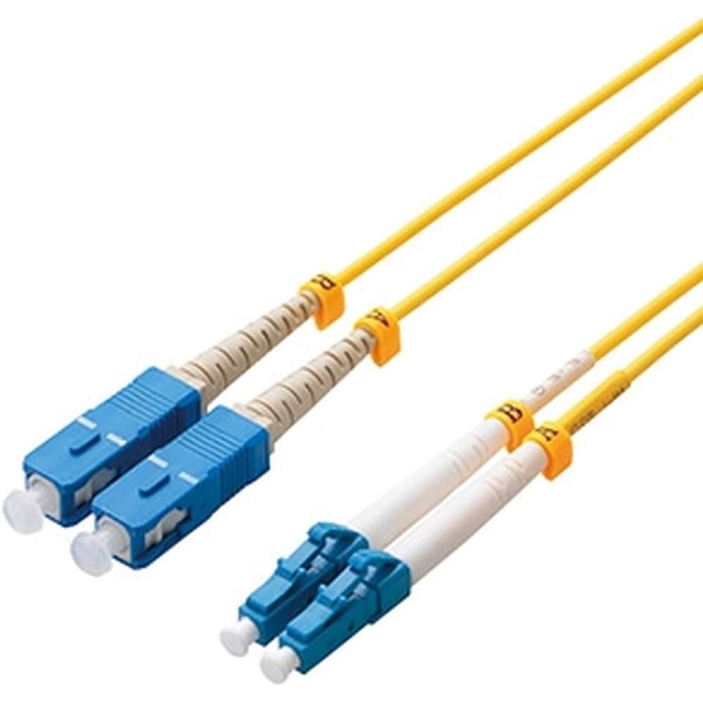 ELECOM Optical Fiber Cable Single Mode LC-SC 5m OC-LCSC1/5