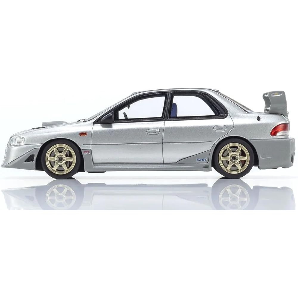 Kyosyo Original 1/43 Subaru Impreza S201 Silver Finished Product