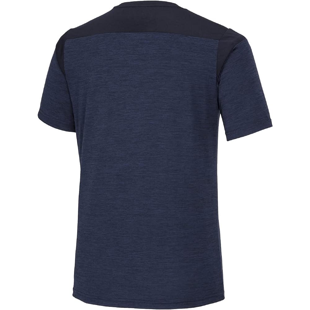 [Mizuno] Training Wear, Short Sleeve T-Shirt, Sweat Absorbent, Quick Drying, Antibacterial, Odor Resistant, Stain Resistant, UPF15 K2JAA114 Men's