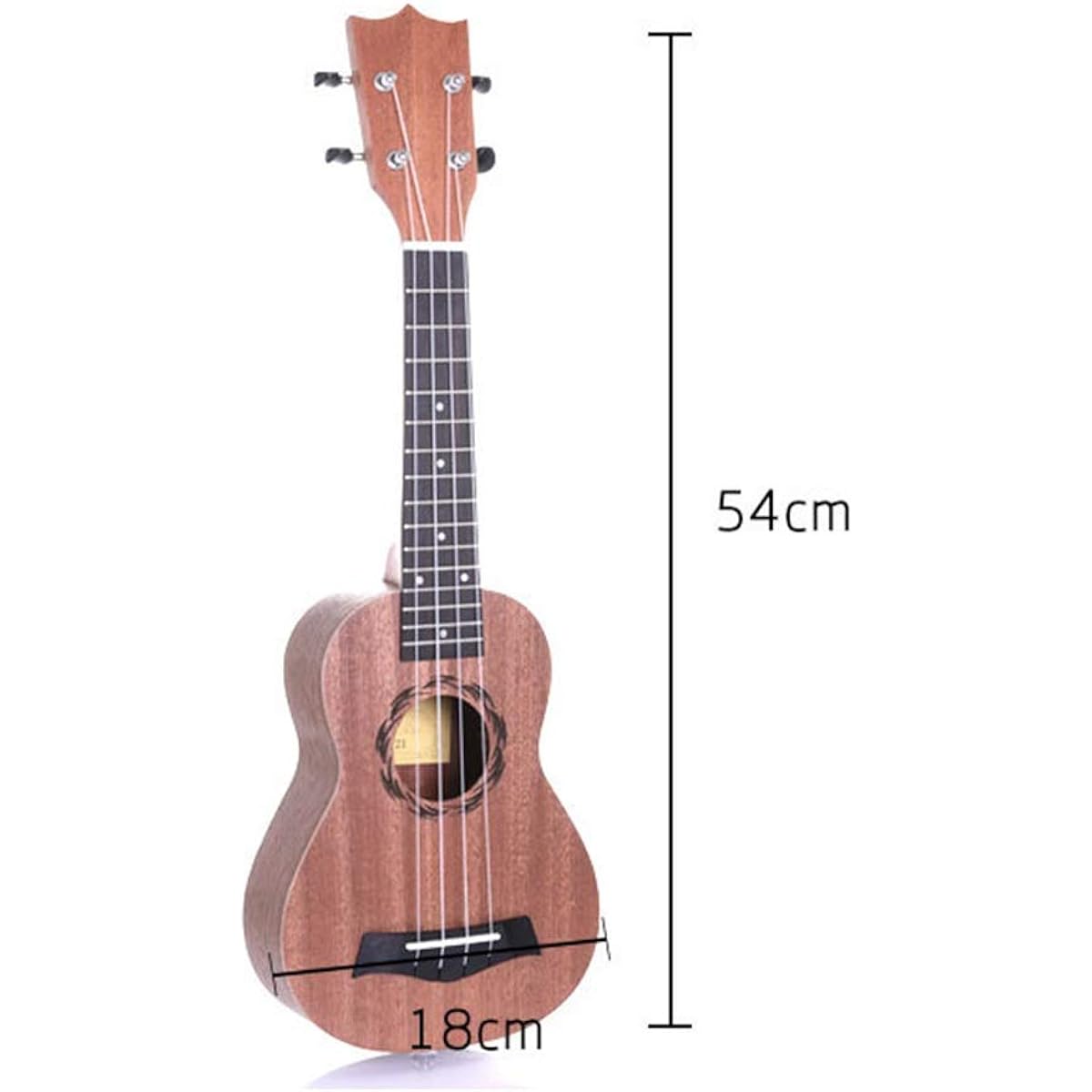 Ukulele, 21inch Ukulele 4 String Guitar Hawaii for Kids and Music Beginners (Color: Coffee, Size: 21 inches)