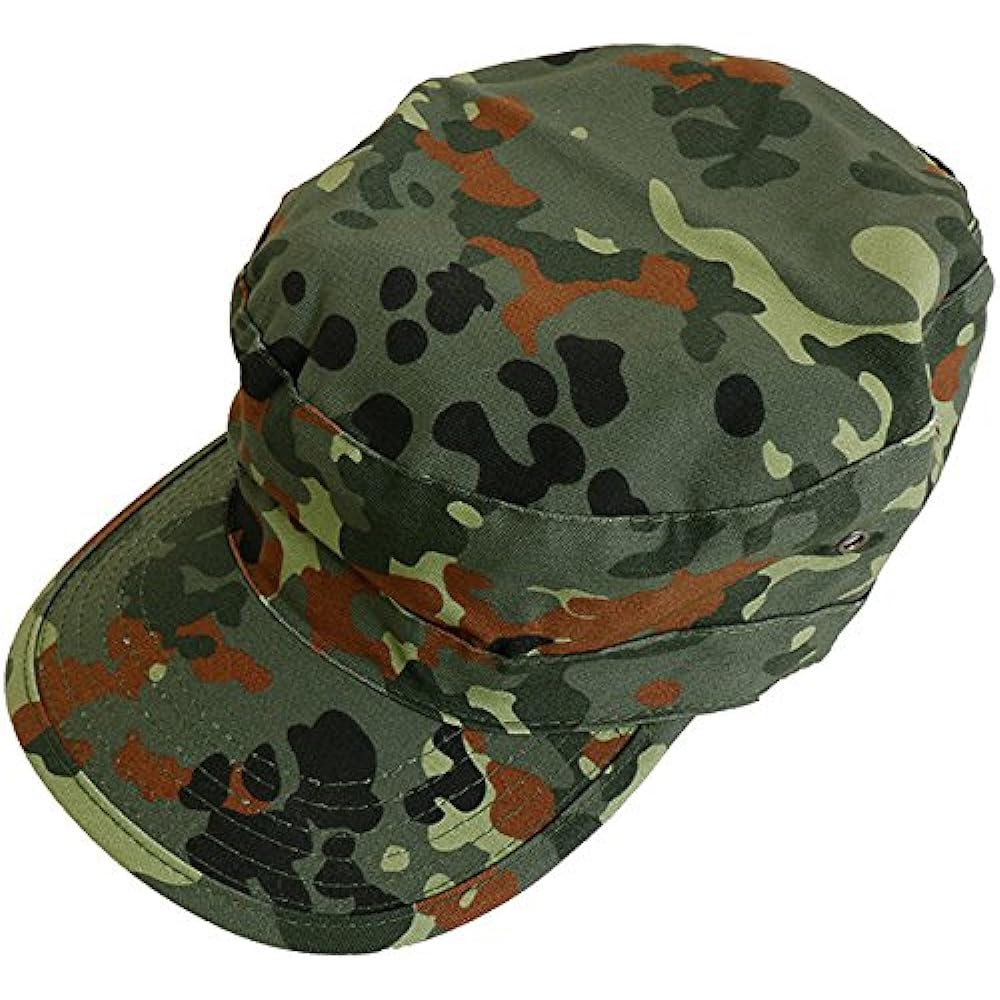 [SHENKEL] Camouflage top and bottom/patrol cap set German camouflage fleck turn US size L bdu-gm01-L [Parallel import goods]