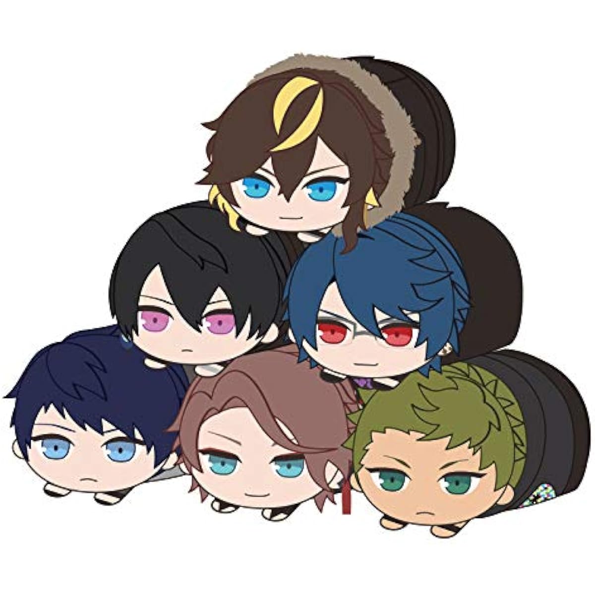 Black Star Mochikororin Plush Mascot Vol. 1 Box Product