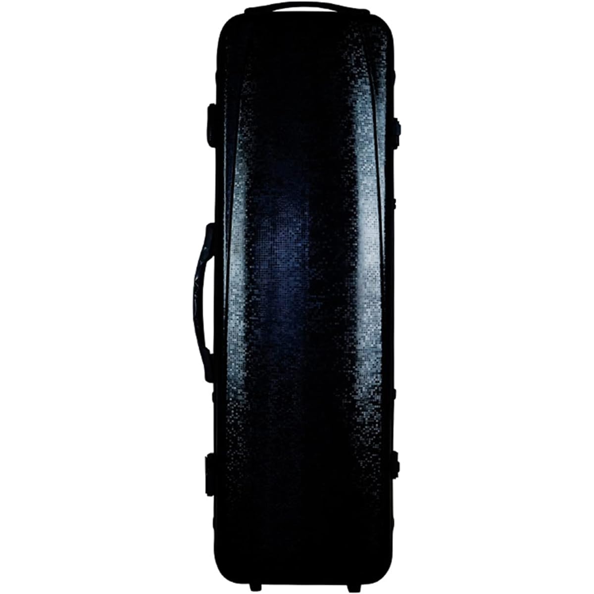 4/4 Full Size Violin Hard Case, Lightweight Violin Case with Built-in Hygrometer, Music Bag and Carry Strap, Lock, Professional Violin Backpack, Black