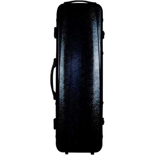 4/4 Full Size Violin Hard Case, Lightweight Violin Case with Built-in Hygrometer, Music Bag and Carry Strap, Lock, Professional Violin Backpack, Black