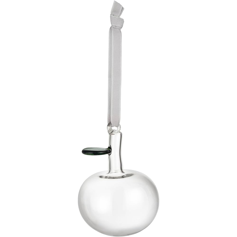 [Regular Imported Product] Iittala Glass Apple Ornament Approx. 9cm Set of 3 Clear 1059739