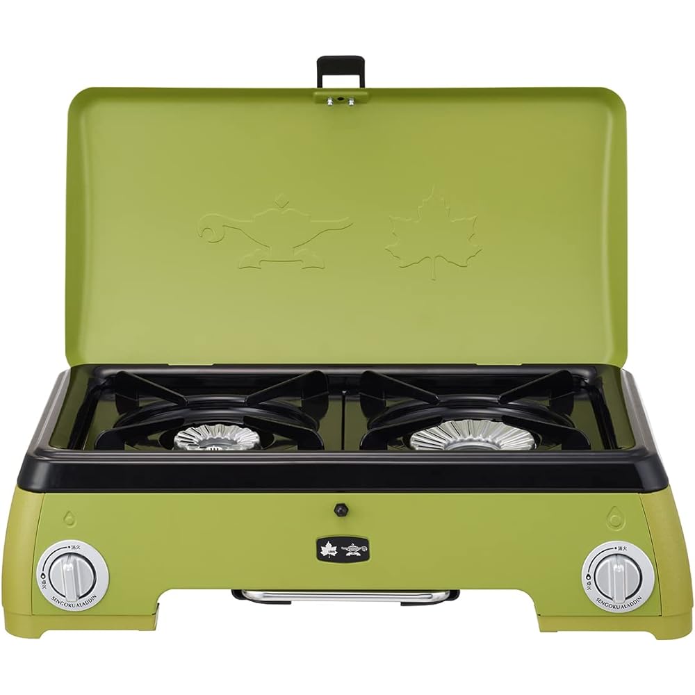 LOGOS LOGOS×SENGOKU ALADDIN Portable Gas Cassette Stove 2 Burners 81060050