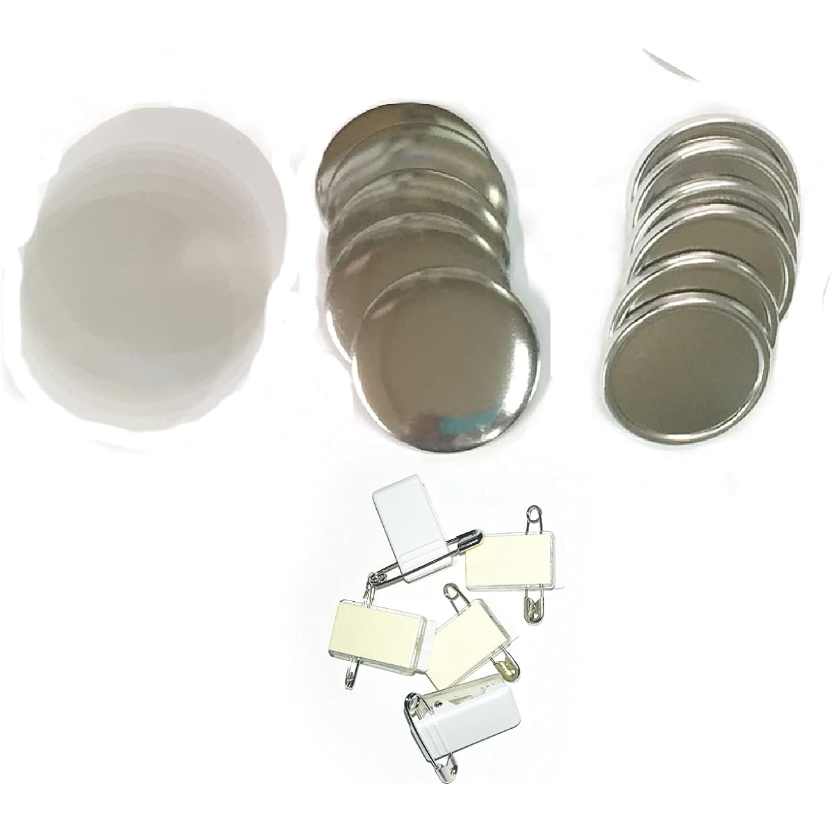 [Clips] Badge Machine Parts 44mm Clip Set (Nipuri) (Set of 100)