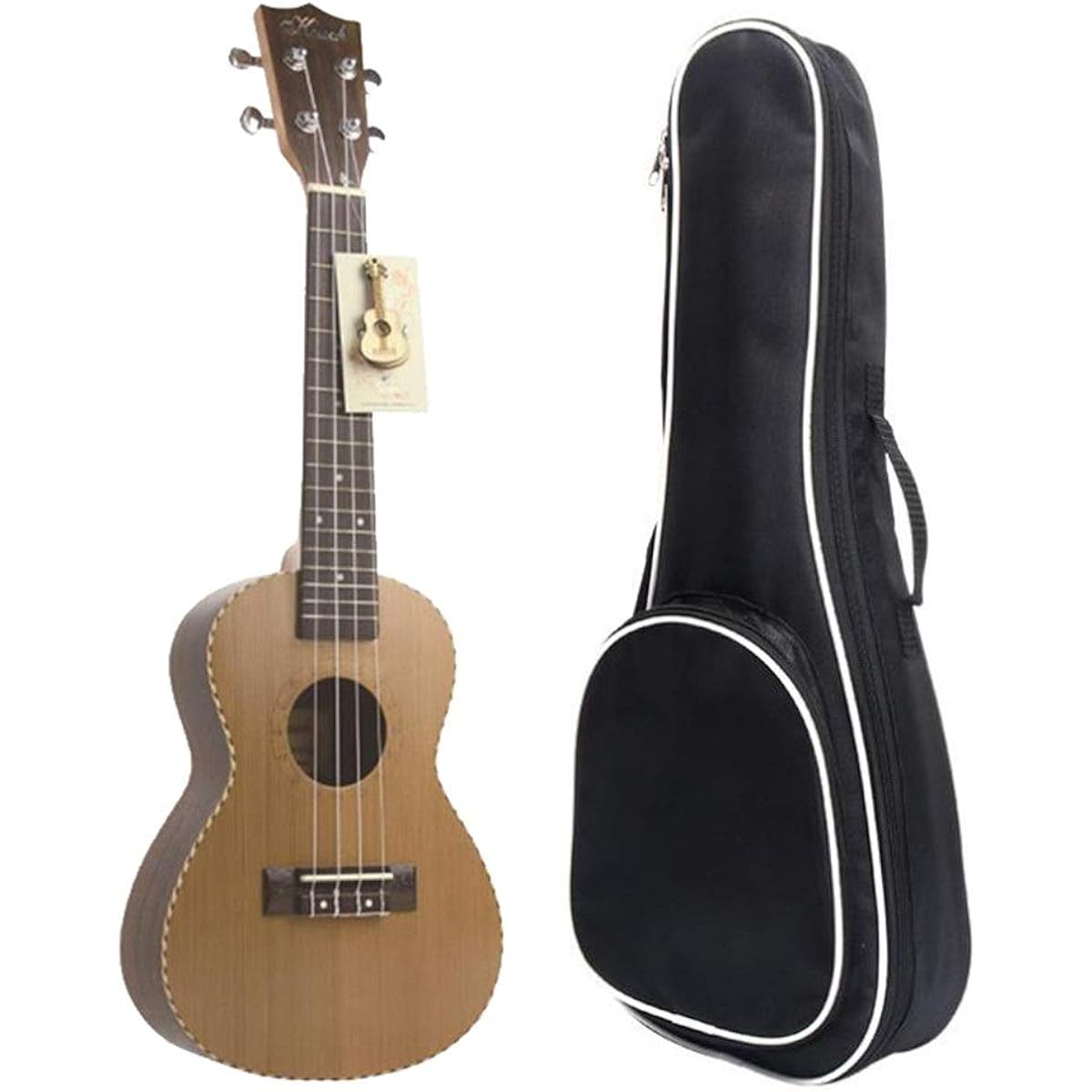 Ukulele Matte Rosewood 24 Inch Concert Professional Ukulele Hawaii Kids Guitar Uke with Gig Bag for Students Beginners Ukulele Sopra (Color: Wood, Size: 24 inches)
