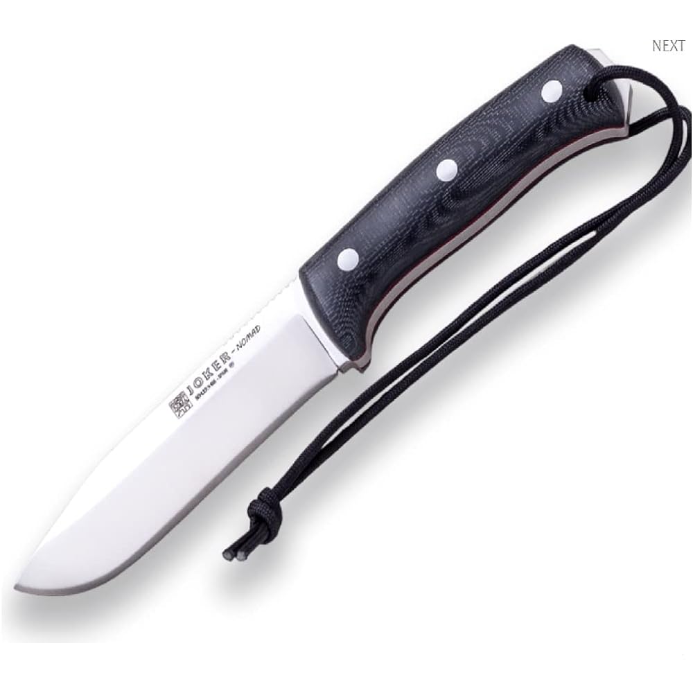 Joker CM125-P Nomad Micarta Bushcraft Knife with Fire Steel,Joker NOMAD BUSHCRAFT KNIFE MICARTA