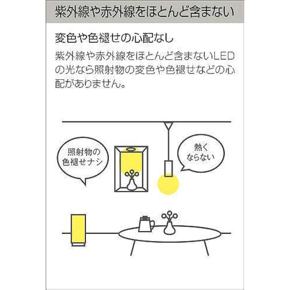 DAIKO LED Pendant Light (Lamp Included) LED Bulb 4.2W (E17) Bulb Color 2700K DPN-39402Y Black