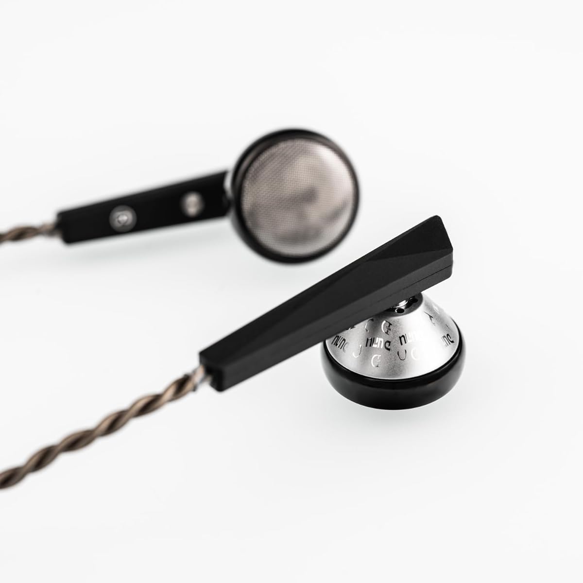 HiFiGo DUNU Alpha 3 1DD Earphone Single 14.2mm Dynamic Driver In-Ear Earphones with High Resolution Certification and Wide Soundstage (Silver 3.5mm)