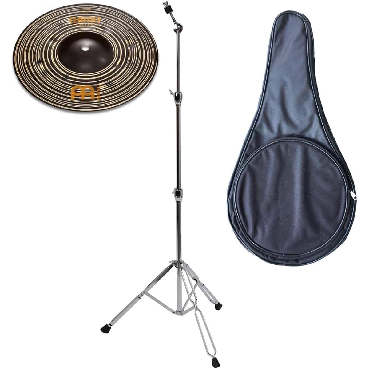 [For Cajon] MEINL CC10DAS + CS-01 + TD-2BAG Splash + Stand + Carrying Bag Set