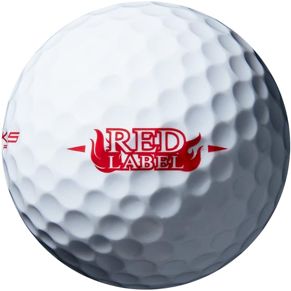 WORKS GOLF Golf Ball Hisho Red Label Kiwami 2023 Model <High Repulsion Ball>