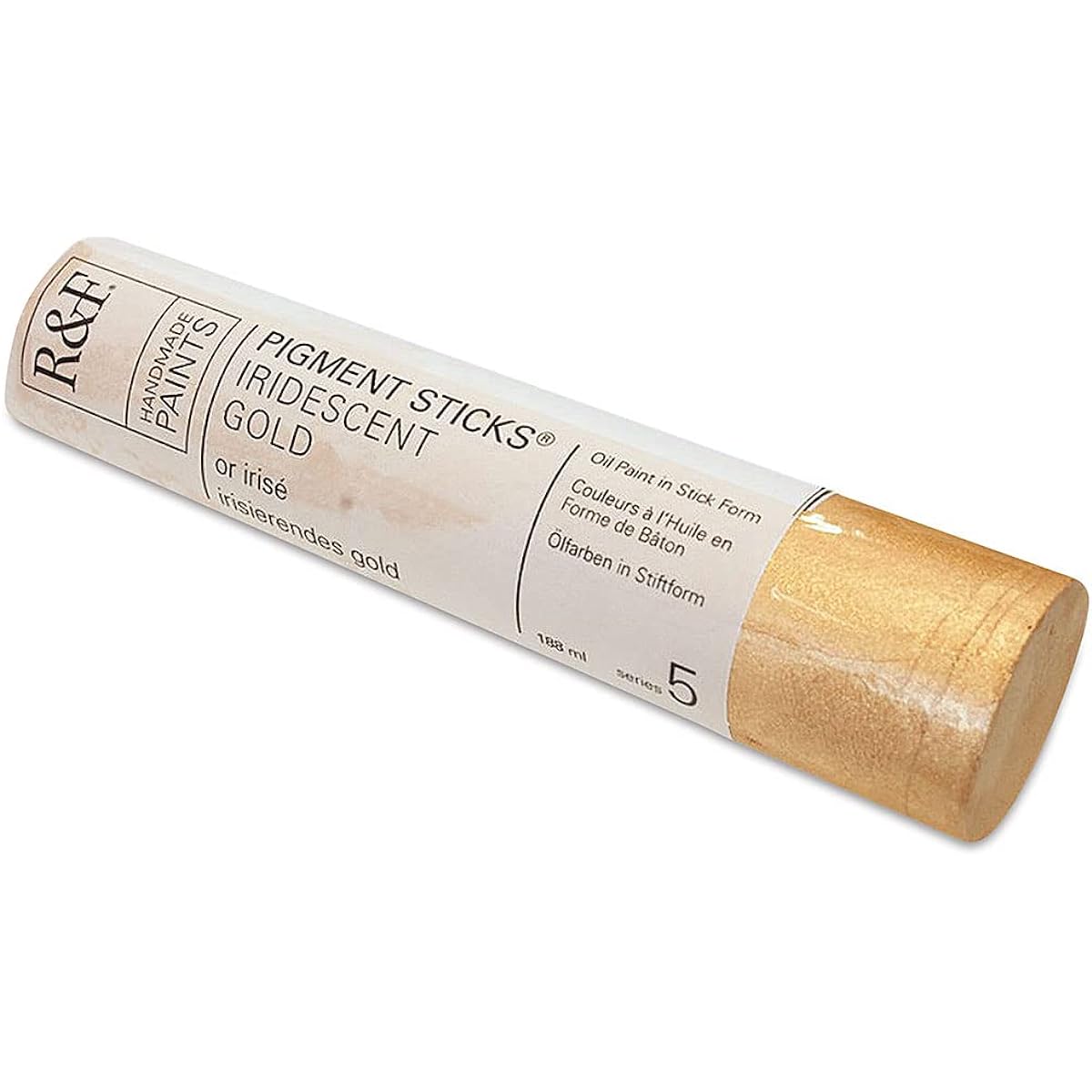 R&F Handmade Paint 2285 Oil Pigment Stick 188ml Iridescent Gold