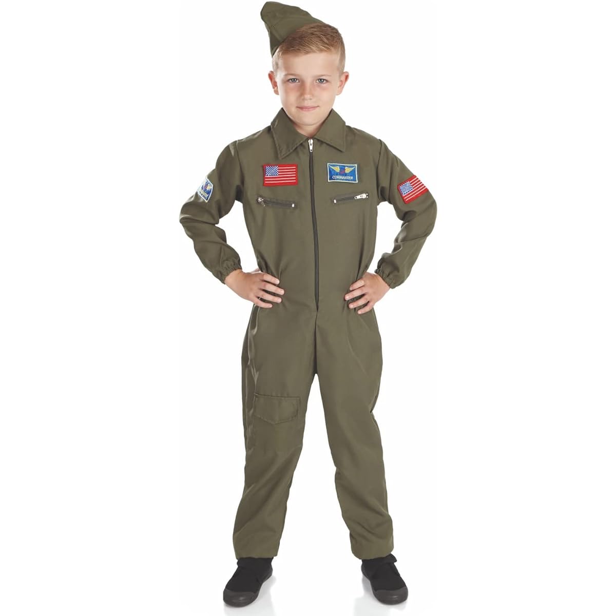 (Small (Age 4-6)) - Air Cadet - Childrens Fancy Dress Costume