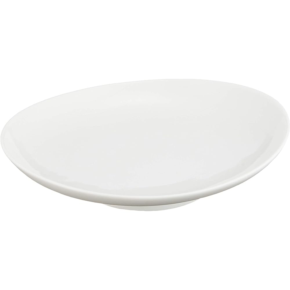 Imari ware Kanzan kiln white porcelain wave carving oval serving plate set 52634