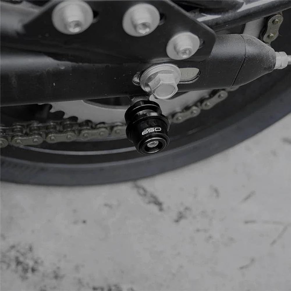 Motorcycle Bobbin Slider Stand 8mm Motorcycle Swingarm Slider Spool Stand Screw Cover For Z650 Z 650 2017-2022 2020 (Color : L)