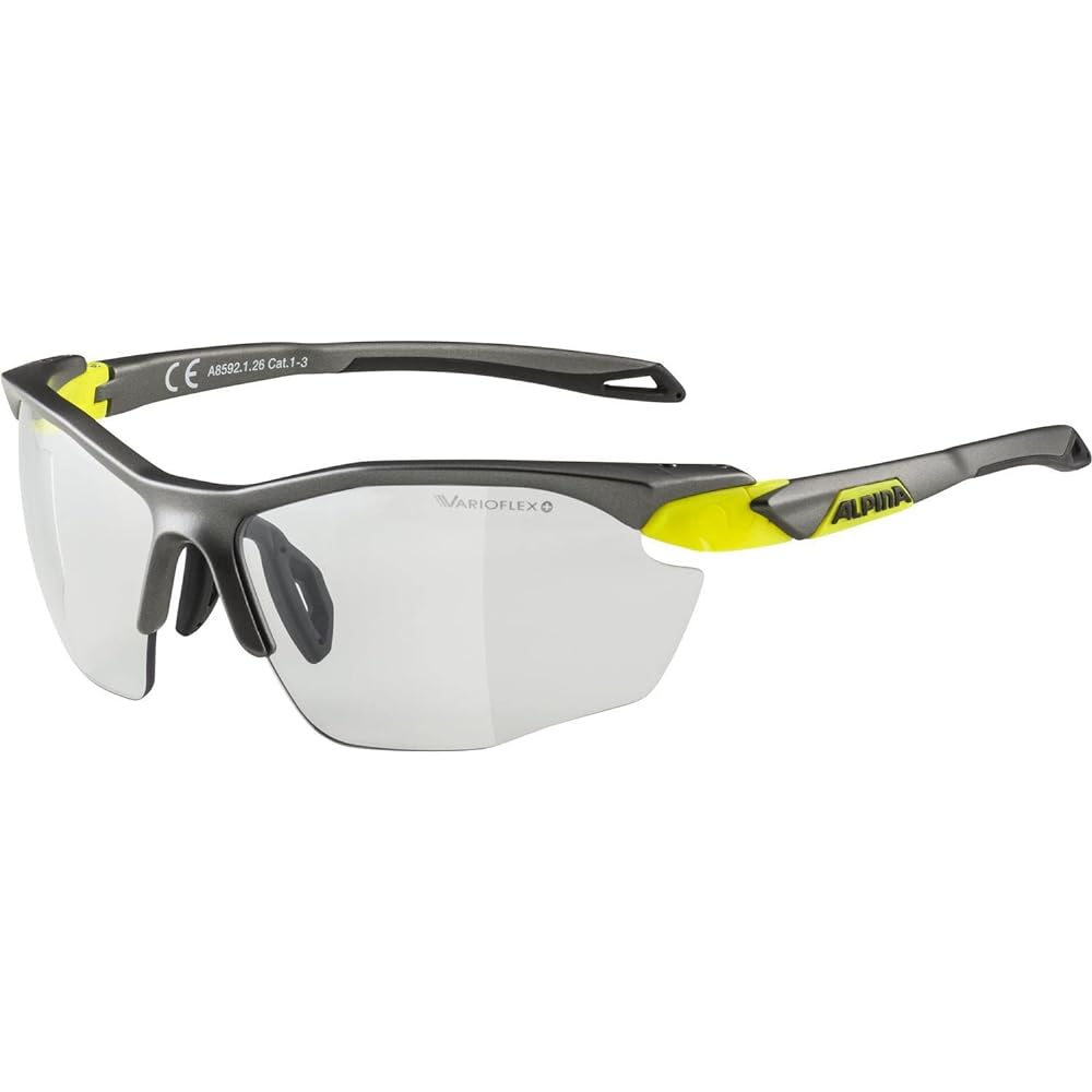 ALPINA Sports Sunglasses Dimmable Anti-Fog Running/Biking/Outdoor TWIST FIVE HR VL+ [Parallel Import]