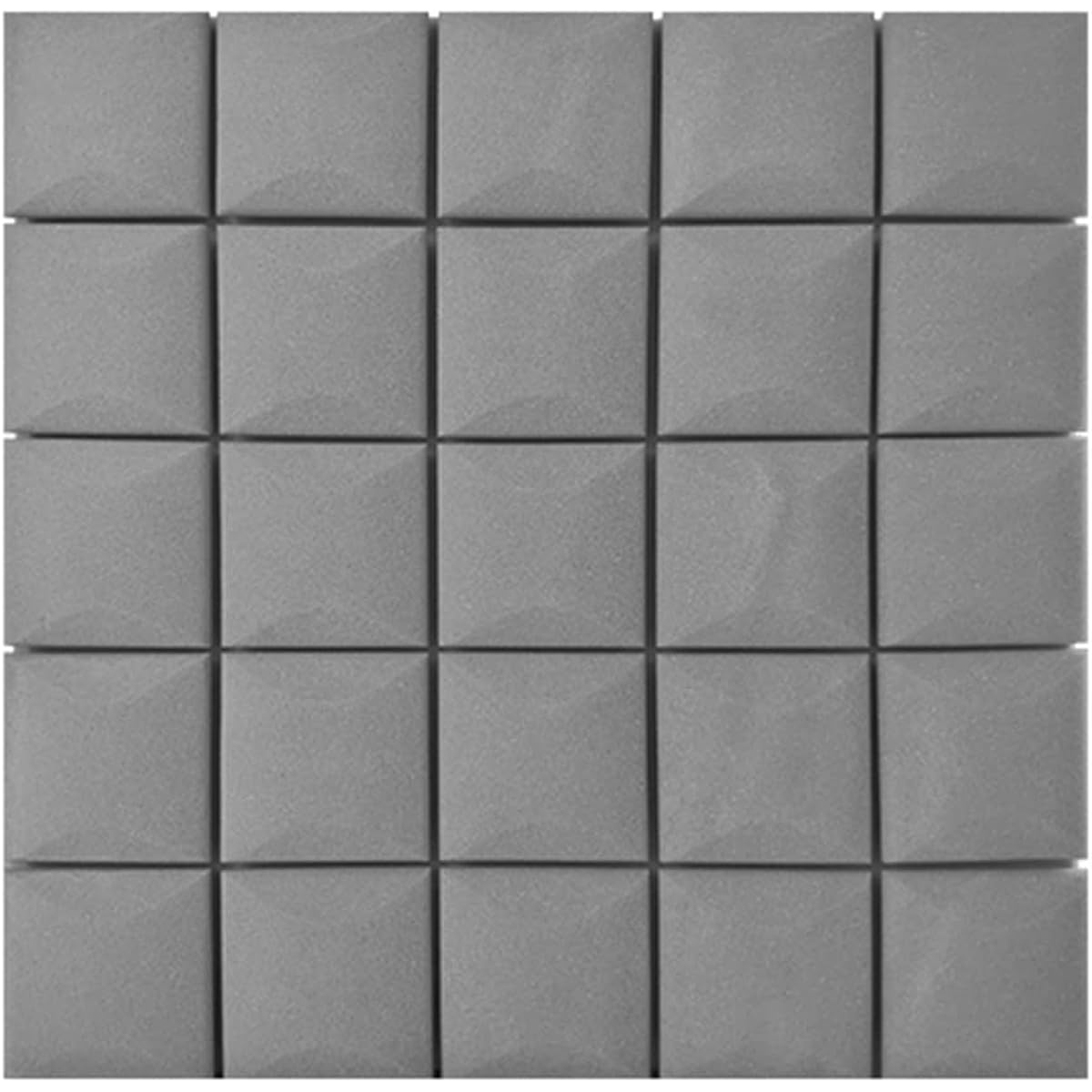 Acoustic Foam Panels, High Density Sound Absorbing Wall Panels Tiles Soundproofing Pads for Studio KTV Soundproofing (Yellow 50*50CM(10pcs)) (Grey 50*50CM(10pcs))