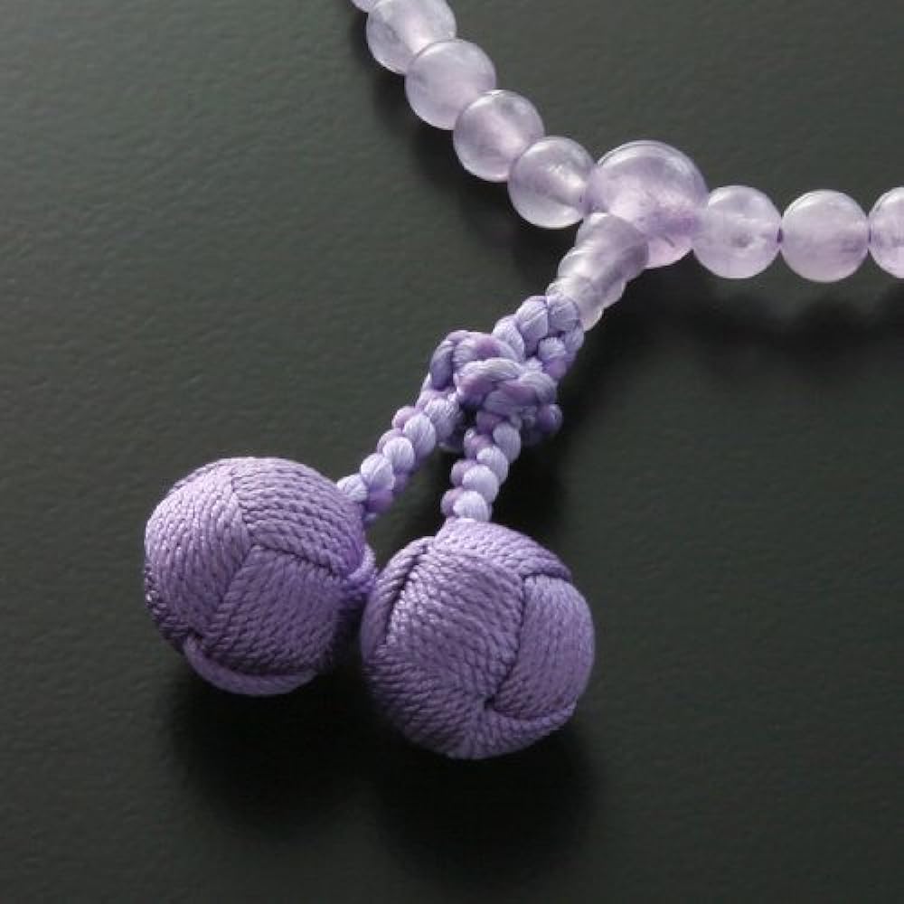 Kyoto Buddhist Altar Hayashi Prayer Beads for Women Pure Silk Kumihimo Sanskrit Tenbo Fujiun Seki [Prayer Bag Set] W-012 Kyoto Prayer Beads Can be used by all sects