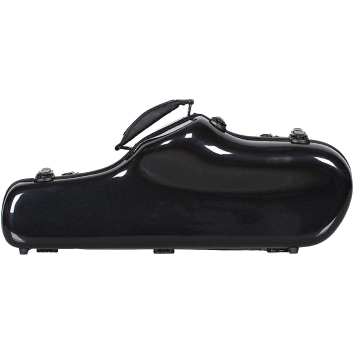 aternee Portable Alto Sax Gig Bag Hard Case for Sax, Black